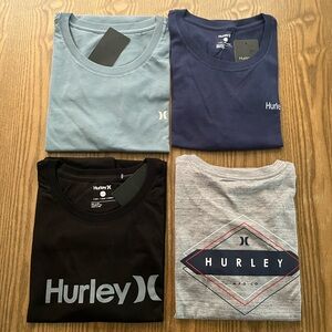 Hurley Men's Short Sleeve T-Shirt (lot of 4)